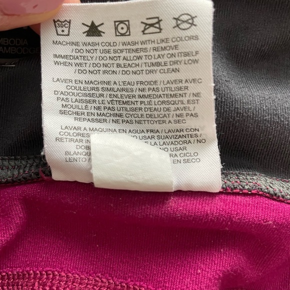 Nike Dri Fit Epic Running Tights Berry XS - Picture 11 of 11